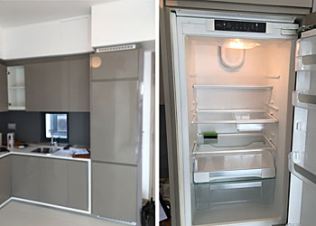 シンガポールのビルトイン冷蔵庫・イメージ写真その1