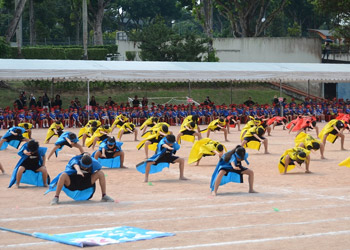 シンガポール日本人学校の運動会