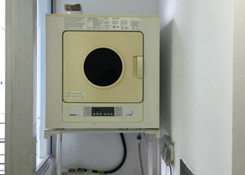 The EstaのRinnai製ガス乾燥機